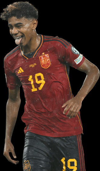 Lamine Yamal Spain Football Render Wallpaper