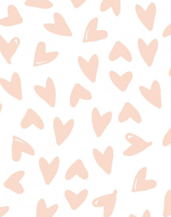 Hearts Wallpaper By Sugar Paper Pink On White