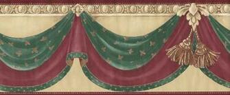 Wallpaper Border Swag Curtain Design