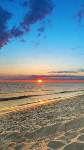 Ocean Beach Sunset HD iPhone Wallpaper Part Two
