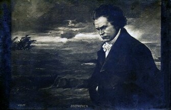 Ludwig Van Beethoven Custom Wallpaper Mural Print By Jw Shutterstock