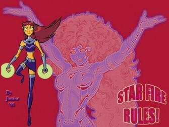 Starfire Wallpaper