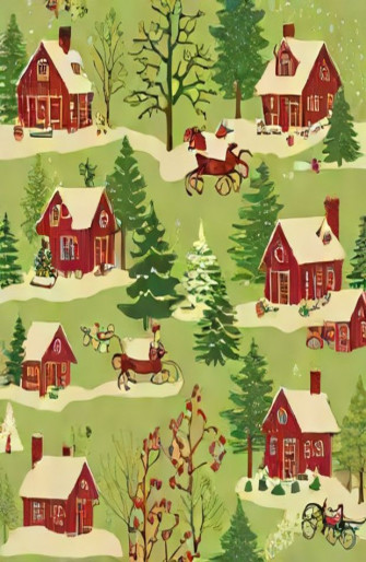 Old Fashioned Christmas Wallpaper