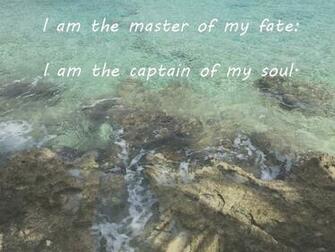 Invictus Poem Digital Print Ocean Inspired Inspirational