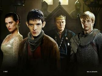 Morgana Merlin Uther Arthur On Bbc Wallpaper