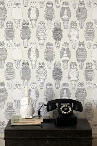 Owls Of The British Isles Wallpaper Wall Paper Owl