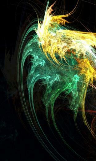 Cell Phone X Background Of Water Colors Abstract