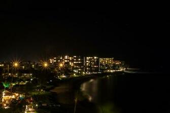 HD Wallpaper Night Falls Over Kaanapali Beach In Maui Hawaii