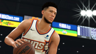 Nba 2k24 HD Wallpaper Virtual Basketball Action