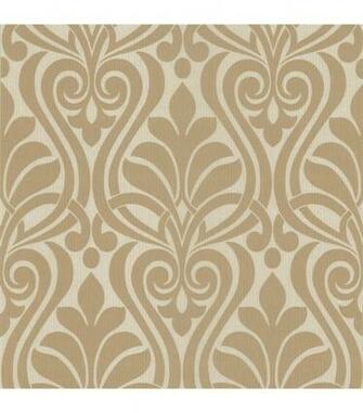 Amiya Taupe New Damask Wallpaperamiya Wallpaper