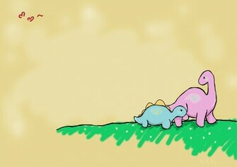 Cute Dinosaur Wallpaper By Littlecompanion