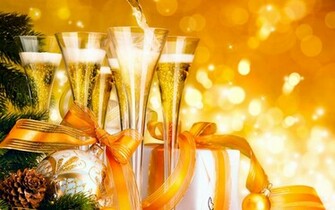 New Year S Eve Champagne Computer Desktop Wallpaper Pictures