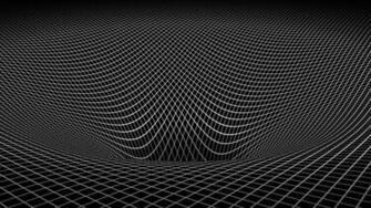 Wallpaper Grid Black White Shape Surface Uneven