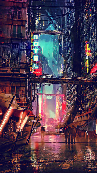 Cyberpunk City Wallpaper