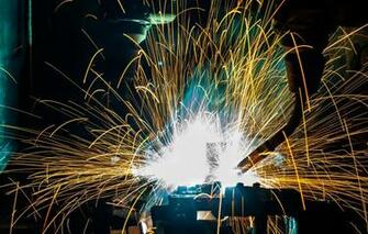 Wallpaper Machines Sparks Industry Welders Manufacturing