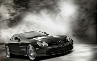 Mercedes Slr In Zauberwald Hintergrundbilder