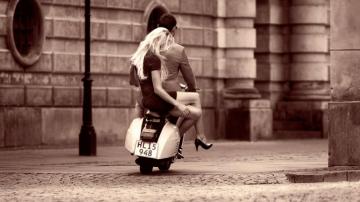 Wallpaper Copenhagen Denmark Dress Girl Man Retro