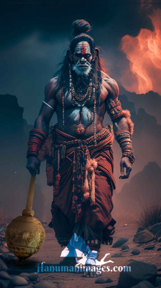 Lord Hanuman HD Phone Wallpaper Super Powerful 8k Image