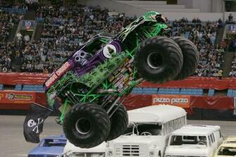 Grave Digger Monster Truck Race Racing Hh Wallpaper
