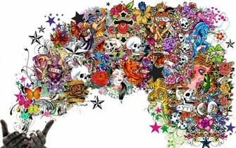 Tattoo You Background By Splattedlotus