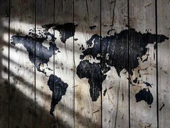 World Map On Your Desktop Creative Designs Wallpaper