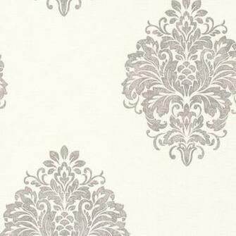 Orange Damask Duchess Kenneth James Wallpaper