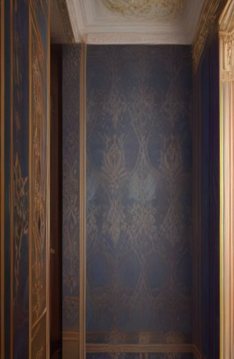 Royal Blue And Gold Wallpaper