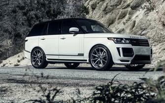 Wallpaper Land Rover Range Vogue White