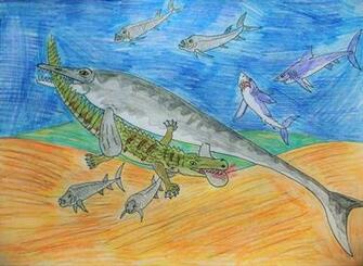 Deinosuchus Vs Tylosaurus By Wdghk