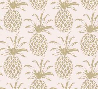 Gold Pineapple Wallpaper