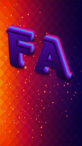 Fa As A Art Name Wallpaper Artnames
