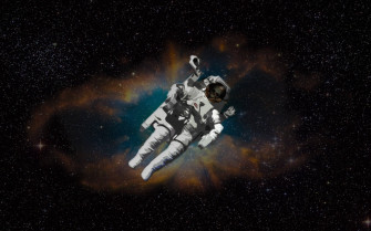 Astronaut In Space Wallpaper