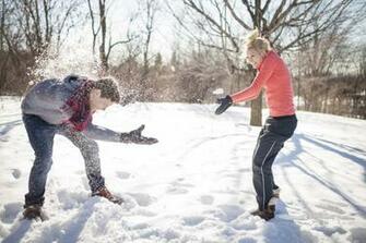 Snowball Fight Wallpaper High Quality