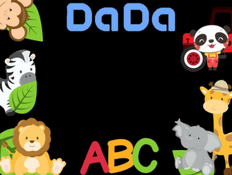Dada Dadaabc Safari Background With Logo Manycam Border For