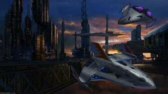 Spaceship Computer Wallpaper Desktop Background Id