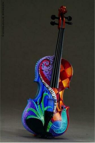 Beautiful Violin Photo Creative Art Musical Instrument