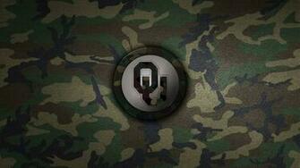 Oklahoma Sooners In Camouflage Wallpaper