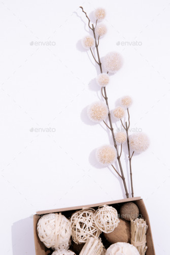 Fall Winter Cozy Flat Lay Autumn Brunch Box Decor Minimalist