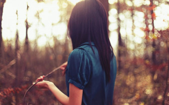 Alone Girl Wallpaper