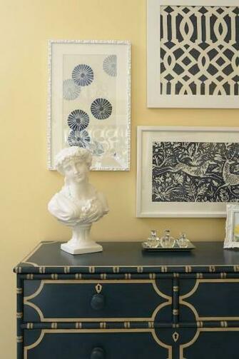 Fabric Or Wallpaper Become Art When They Are Beautifully Custom Framed