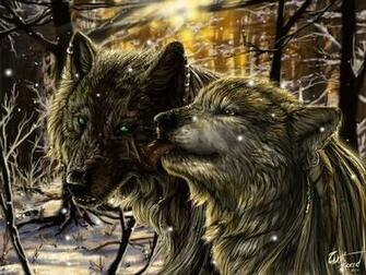 Fantasy Wolf Wallpaper