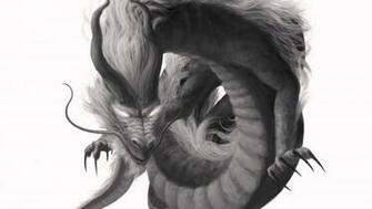 Dragon Black And White Image Fresh Wide Wallpaper