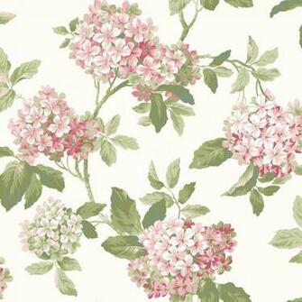 Ashford House Blooms Hydrangea Wallpaper Border