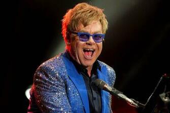 Elton John Rock Singer Songwriter Pianist Cbe Commander