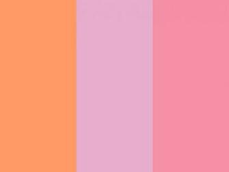 Pink Orange Pearl Sherbet Three Color Background