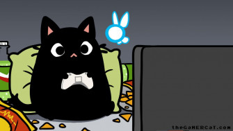 The Gamercat Gamer Cat Kitty Games Creature Design
