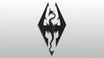 Skyrim Logo Wallpaper