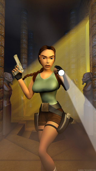 Classic Tomb Raider Mobile Wallpaper