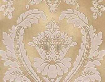 Home Belgravia Gold And Cream Damask