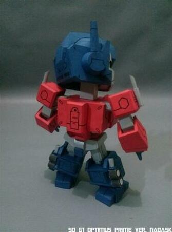 Papercraft G1 Sd Optimus Prime Ver Nadask Full Photore Wallpaper